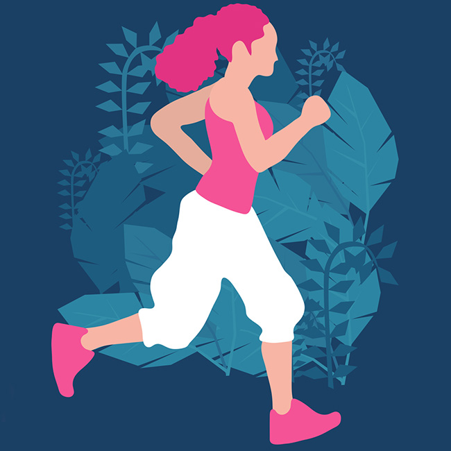 Woman jogging